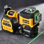 Нивелир лазерен линеен DeWALT DCE089NG18, с 3 лъча, 35 м (без батерия и зарядно)