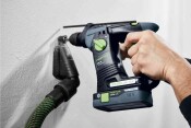 Акумулаторен перфоратор Festool BHC 18-Basic с две батерии 4.0 Ah и зарядно