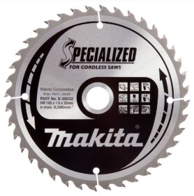 Диск циркулярен Makita за фино рязане на дърво 165x20x1 мм, 40z