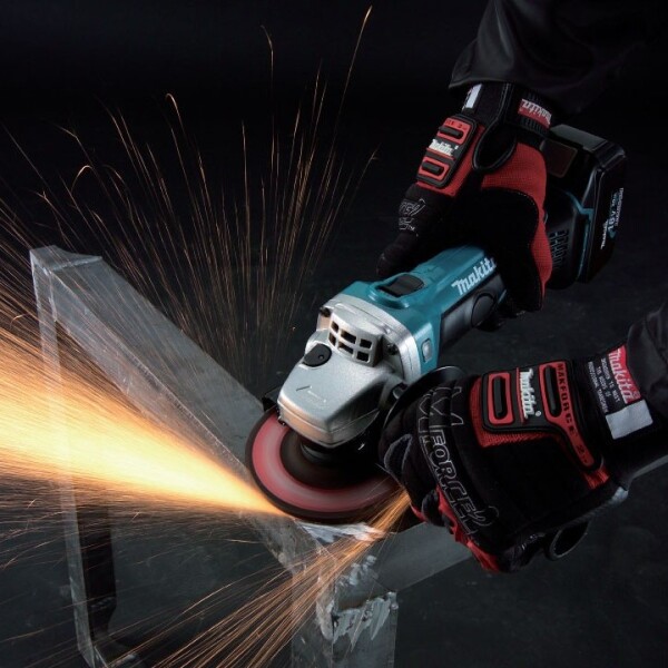 Ъглошлайф акумулаторен Makita DGA504, безчетков, 18.0 V, 3.0 Ah, ф 125 мм